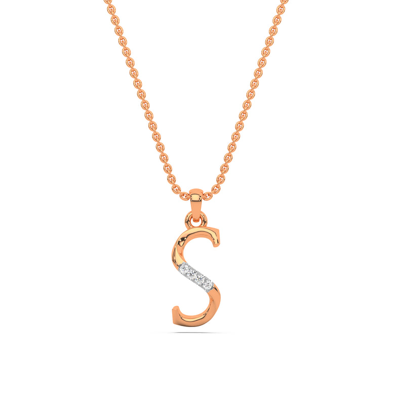 Tree of Life® Initials Silver Necklace – Letter S – Clogau