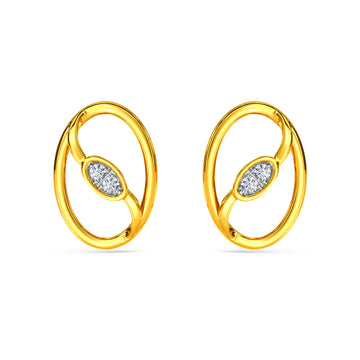 Yellow Gold Natural Diamond Nakshatra Earrings at Rs 128000/pair | Diamond  Earrings in Mumbai | ID: 26460634555