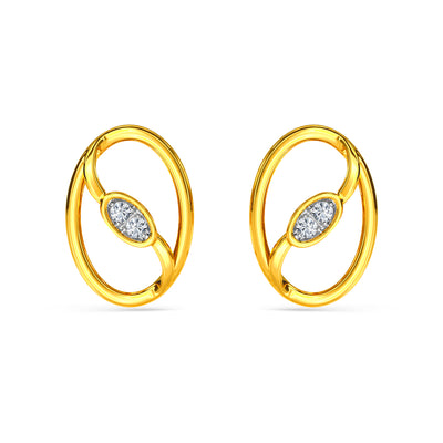 Royal Bali Diamond Hoop Earrings