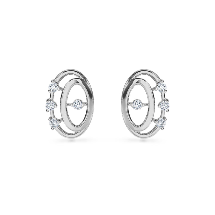 Senco Gold 950 Platinum and Diamond Stud Earrings for Women  Amazonin  Fashion