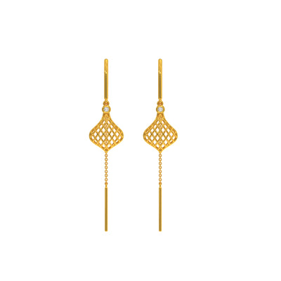 Buy SMARNN 18K Gold Plated Sui Dhaga Earrings Set for Women at Amazon.in