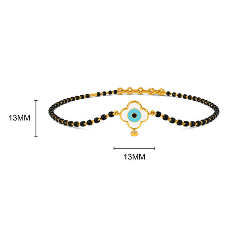 Elif Evil Eye Mangalsutra Diamond Bracelet