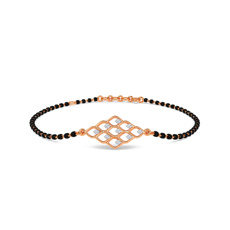 Mangalsutra Bracelet (Gold) | Gift for New Mom | Sapphire Sorbet