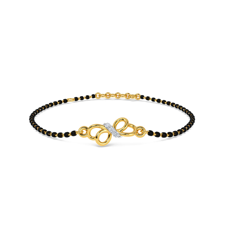 Yellow Chimes Rose GoldPlated Heart Love Charmed Mangalsutra Bracelet Buy  Yellow Chimes Rose GoldPlated Heart Love Charmed Mangalsutra Bracelet  Online at Best Price in India  Nykaa