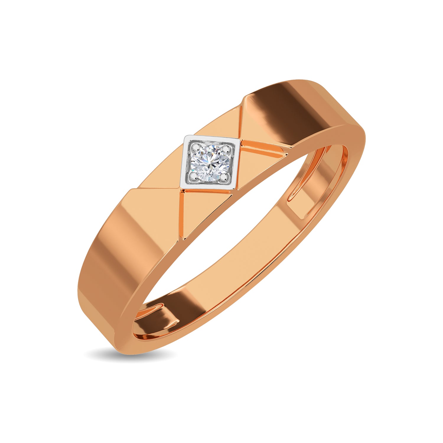 Buy Royal Gems 1 Carat Diamond Ring for Men Best Design Gents Engagement  Gold Ring Mens Anguthi Premium A1 Quality VVS1 Real Heera Hira Stone  Original Certified गोल्ड रिंग पुरूष असली हीरा