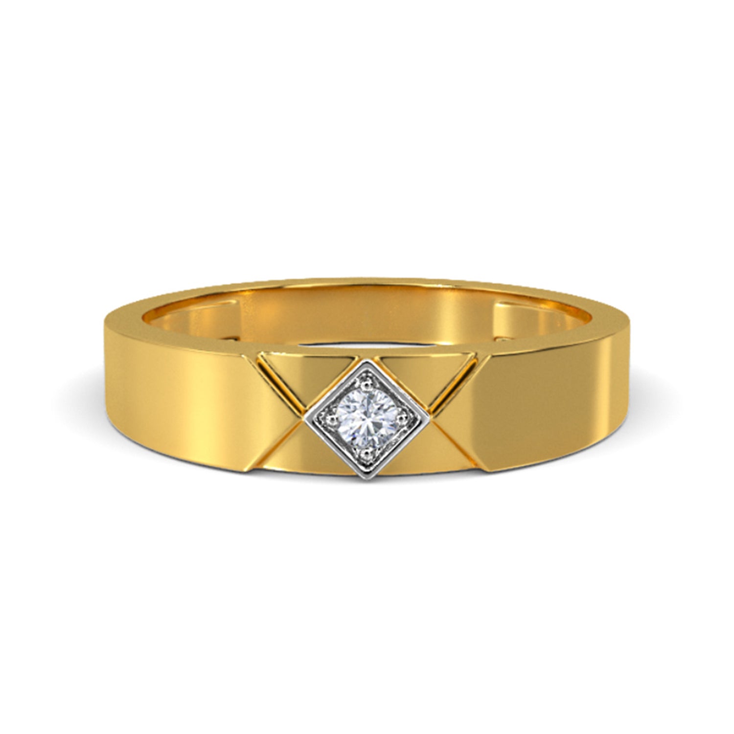 Solitaire Diamond Men's Rings SDR951 -Best Prices N Designs| Surat Diamond  Jewelry
