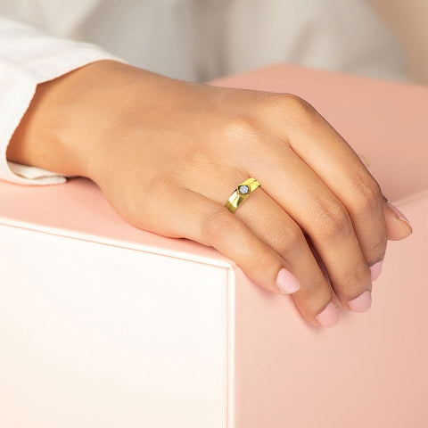 Navi Diamond Ring For Her
