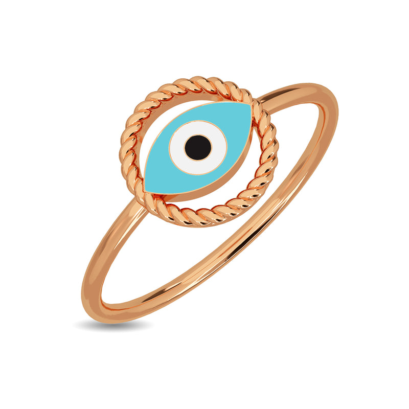 High Quality EvilEye Gold Plated Ring – Abdesignsjewellery