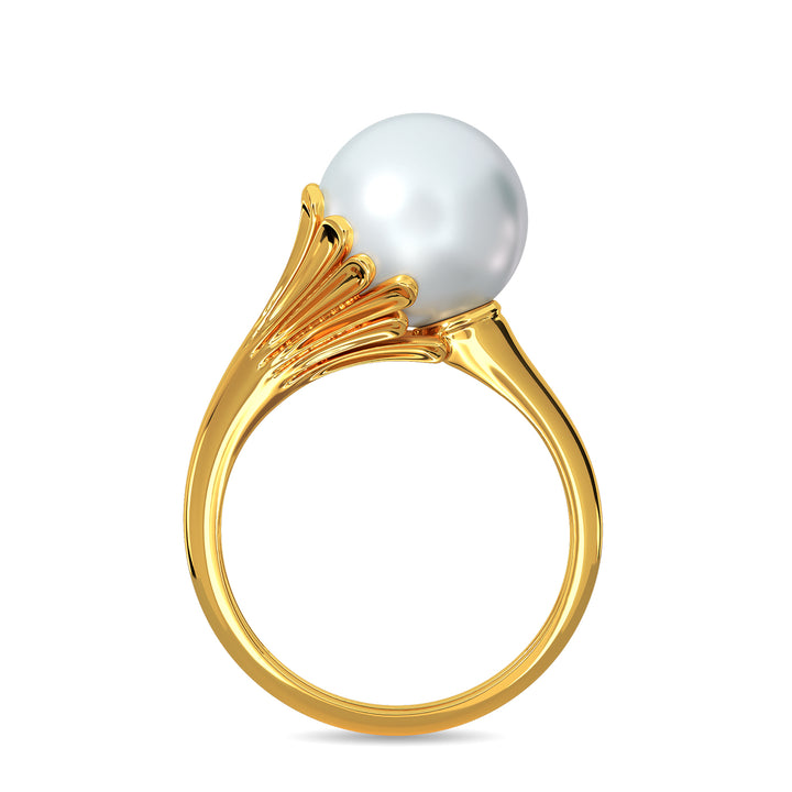 Pearl (Moti) Ring 12.25 ratti 12.00 Carat South Sea Pearl ring Pearl  Gemstone Original Certified Moti