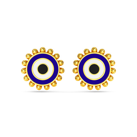 Esana Evil Eye Gold Earring
