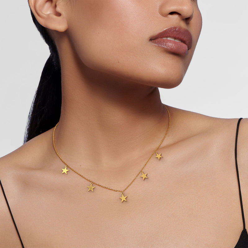 Aarna Gold Necklace