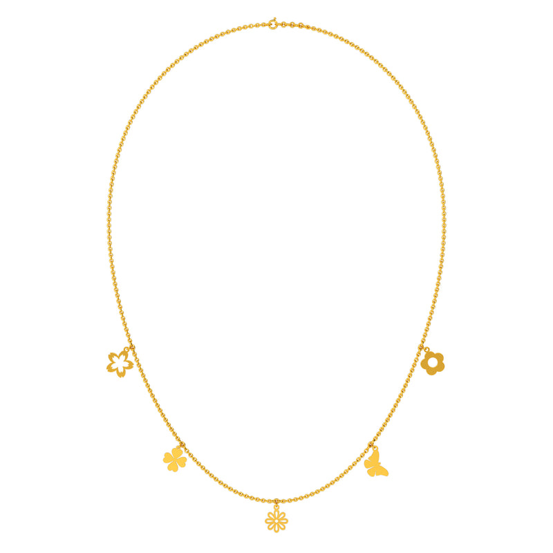 Bishti Gold Necklace