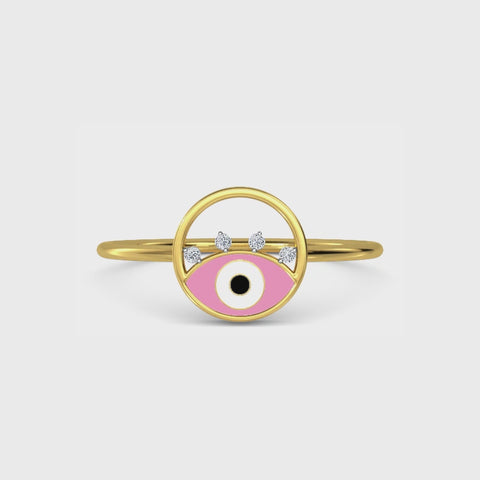 Damla Evil Eye Ring