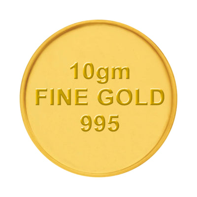 10Gm 24K (995) Yellow Gold Coin