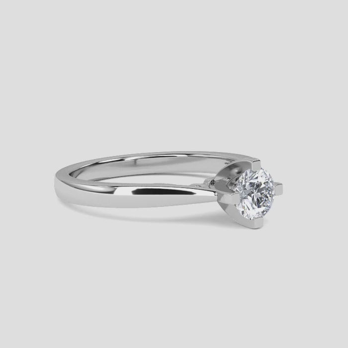 0.50 CT Prarie Solitaire Ring