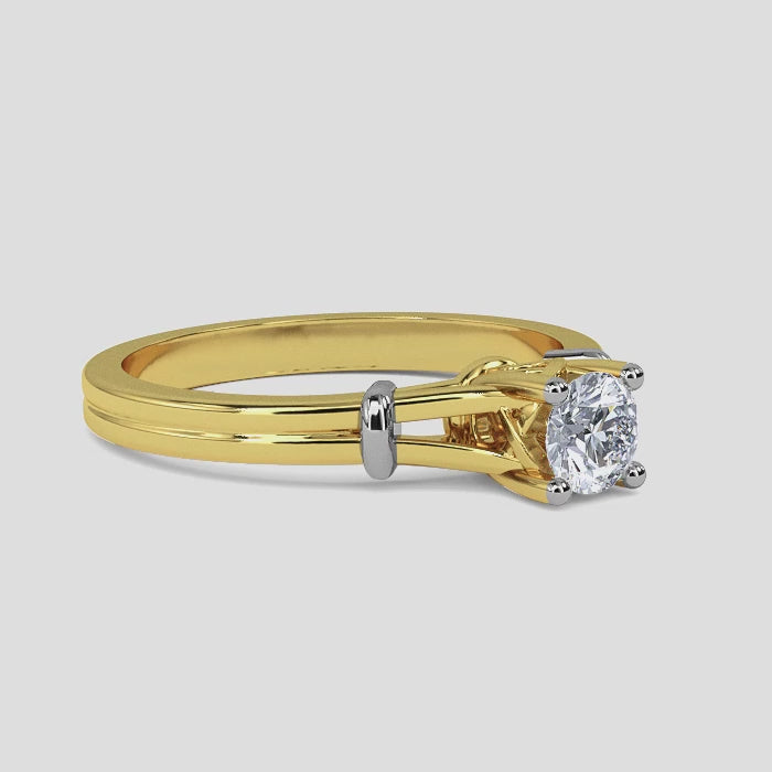0.20 CT Sefa Solitaire Ring